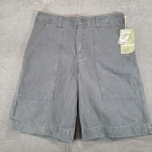 Mossimo Vintage Cargo Supply Men Gray Herringbone Cotton‎ Shorts Waist 34 New